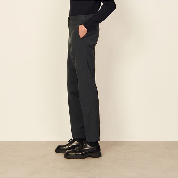 Sandro Men Bluish Grey Wool Trouser - Size 40 - NWT - Picture 13 of 14